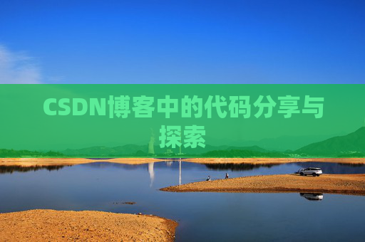CSDN博客中的代码分享与探索